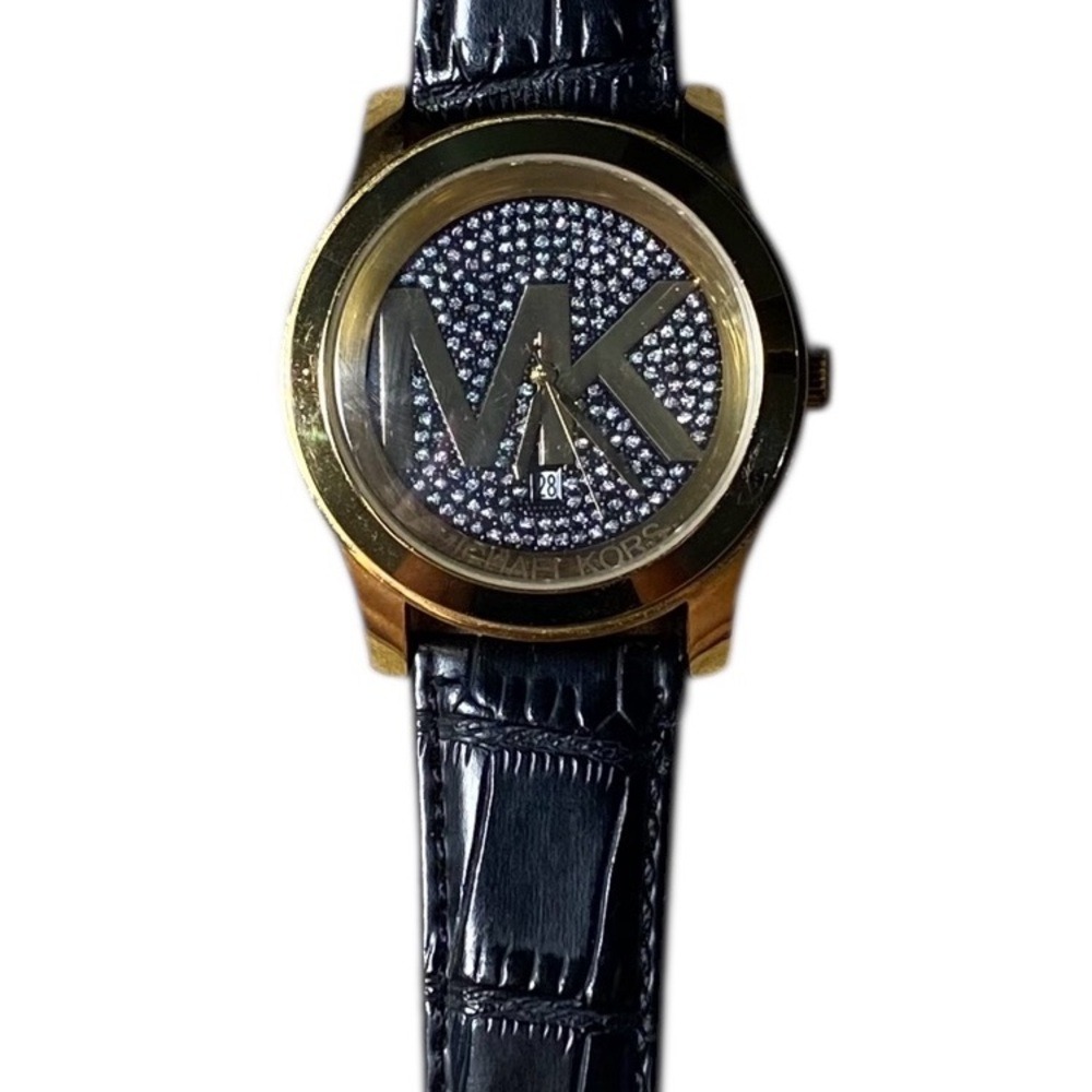 Michael Kors Black and Gold Men's Watch