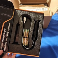 Valentines Day Grilling Gifts for Men, 2 Pack Magnetic Grill Lights for Outdoor