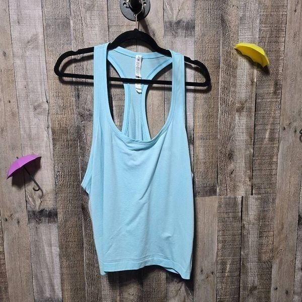 Lululemon Swiftly Tech RB Tank 2.0 *Race Length Size 20 Icing Blue