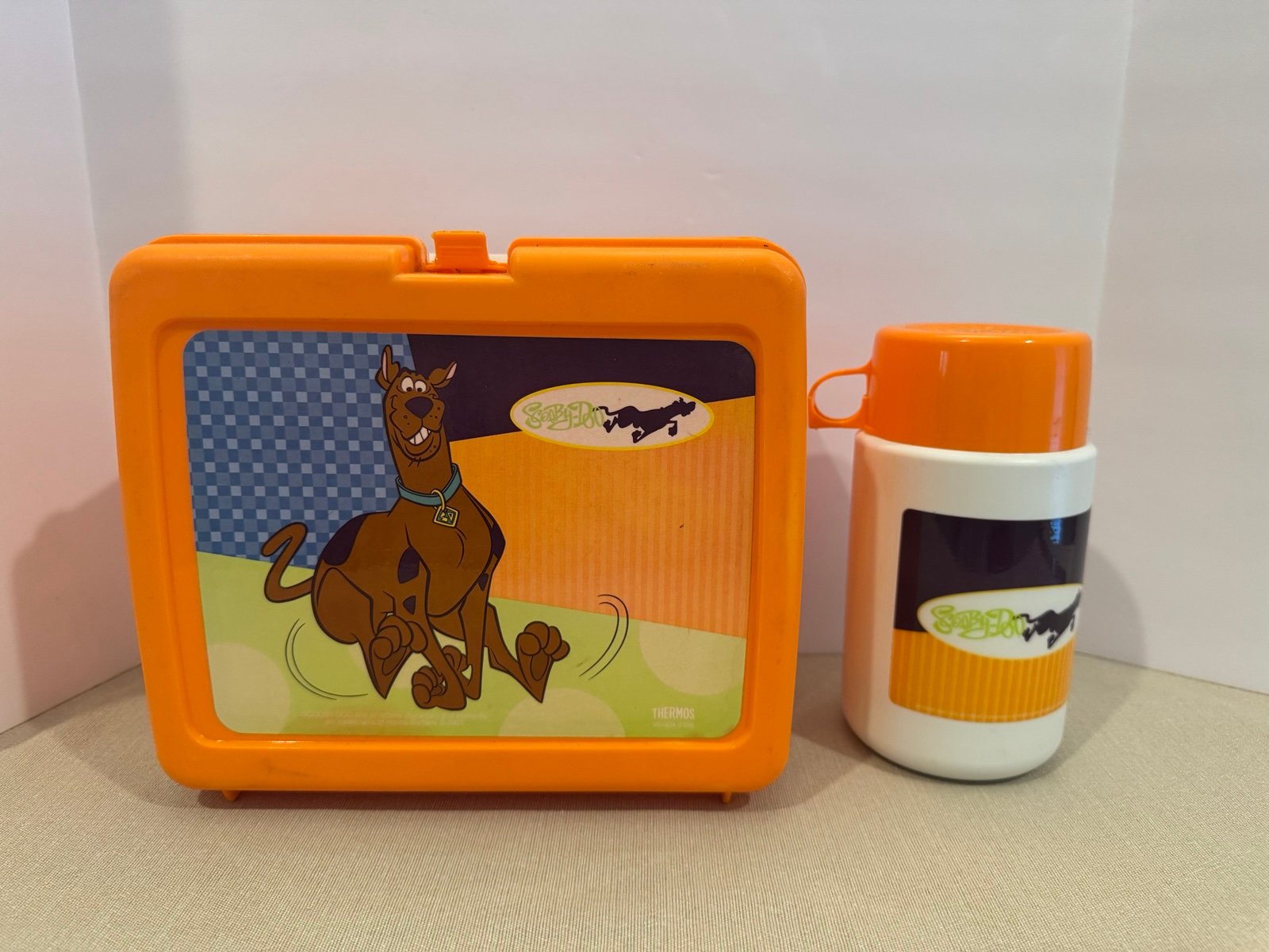 Vintage Scooby Doo Lunchbox With Thermos Container 2001 Complete: