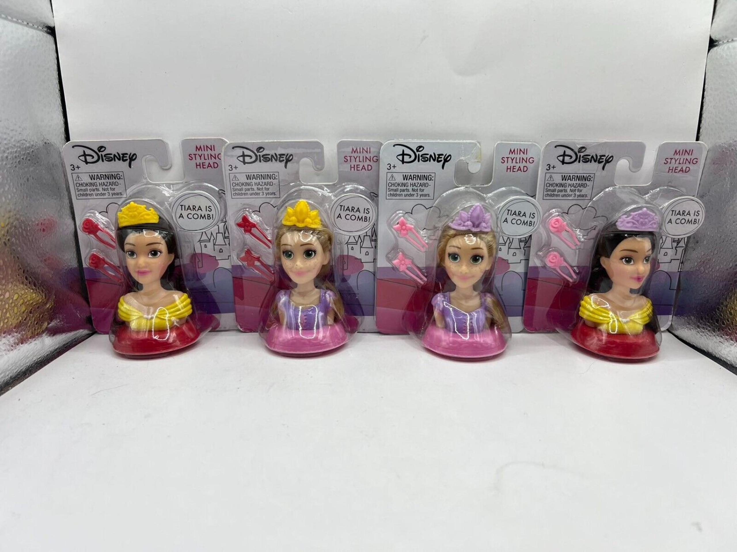ONE {PICK YOURS} Disney Mini Styling Heads- Tiara is a Comb