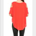 Free People Cold Shoulder Linen Top NWT