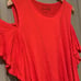 Free People Cold Shoulder Linen Top NWT