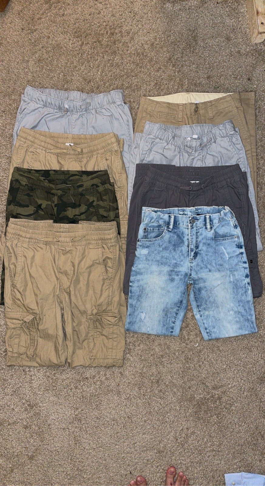 Joggers, Khakis, Jeans