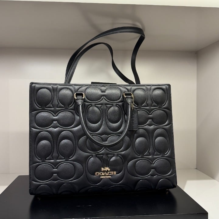 Coach Maggie Tote Bag In Signature Leather CY672 & Gift receipt