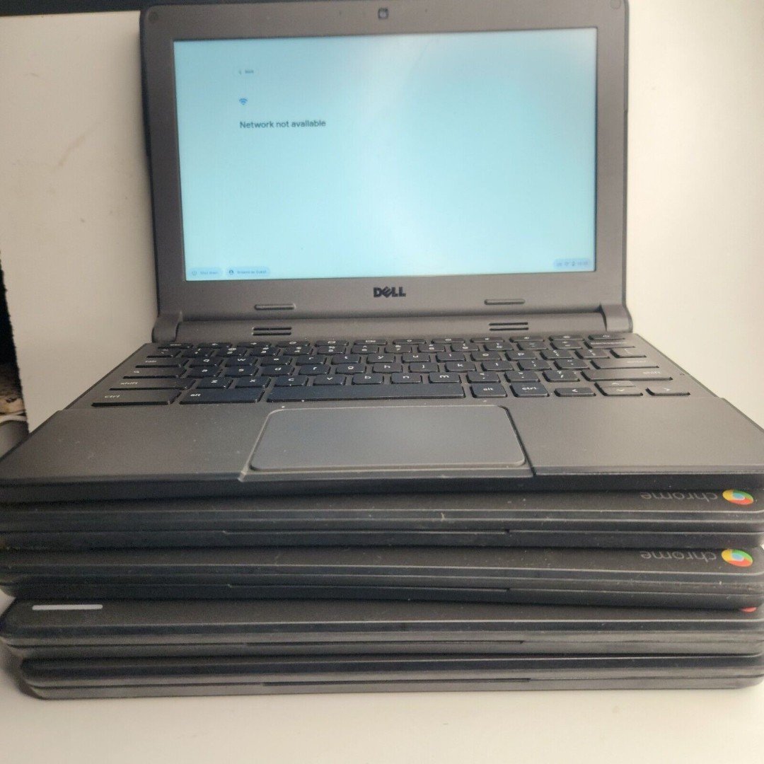 Lot Of 5 Dell Chromebook 11 3120 P22T 11.6 Intel Celeron N2840 4GB RAM 16GB
