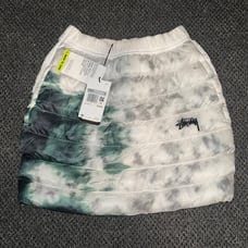 Nike x Stüssy Insulated Skirt, White/Gorge Green - DC1088-100 - XS NWT MSRP 250