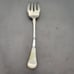 Antique Mother of Pearl Sterling Silver Ferrule Meat Serving Fork