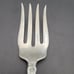 Antique Mother of Pearl Sterling Silver Ferrule Meat Serving Fork