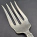Antique Mother of Pearl Sterling Silver Ferrule Meat Serving Fork