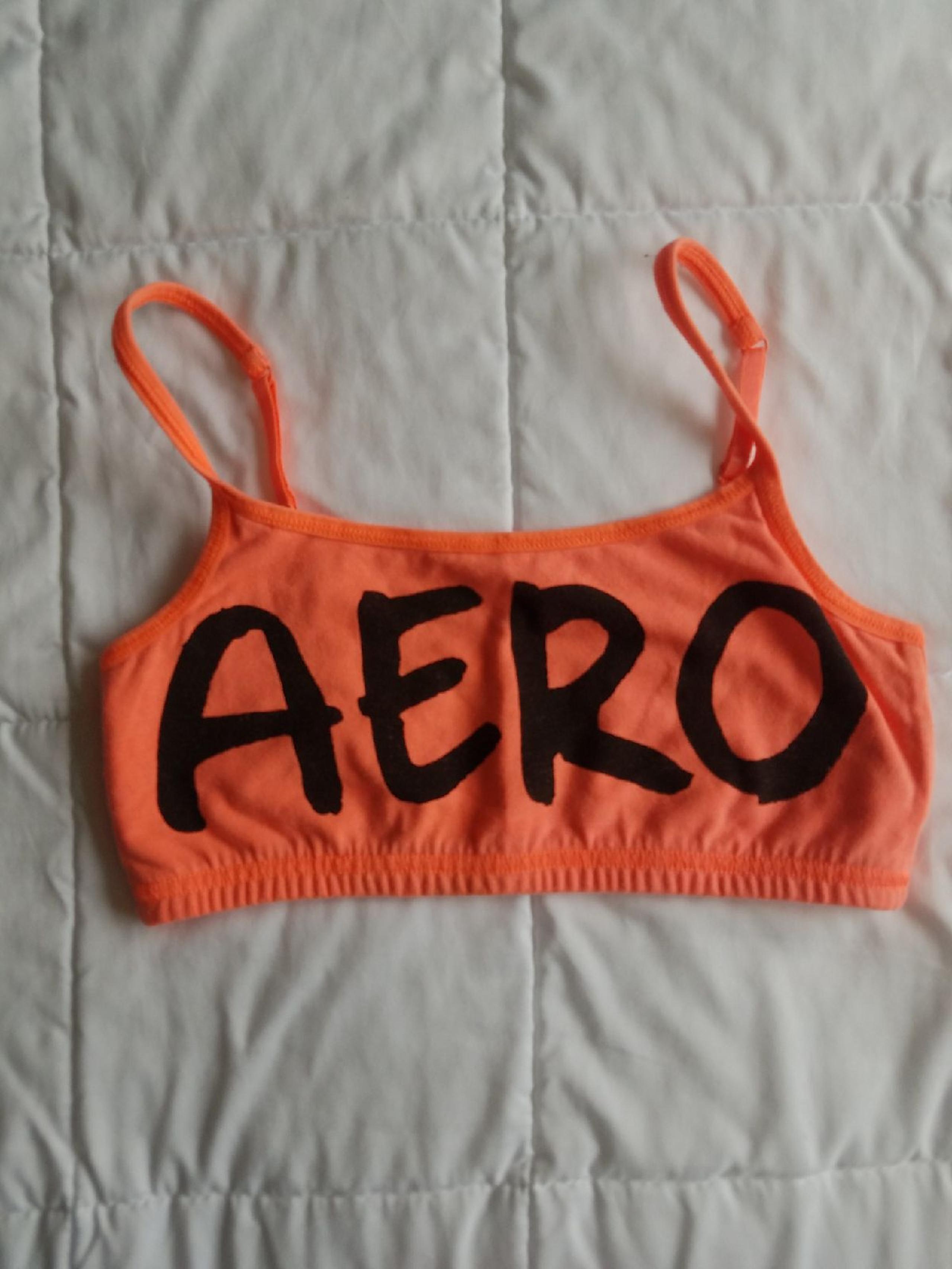 Aero neon orange bralette