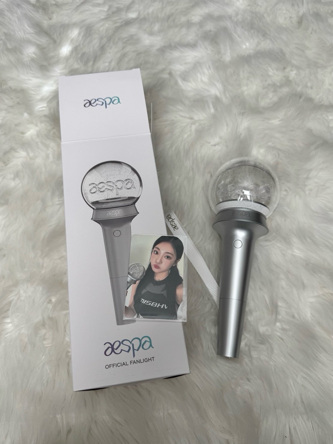 Aespa lightstick with NingNing PC