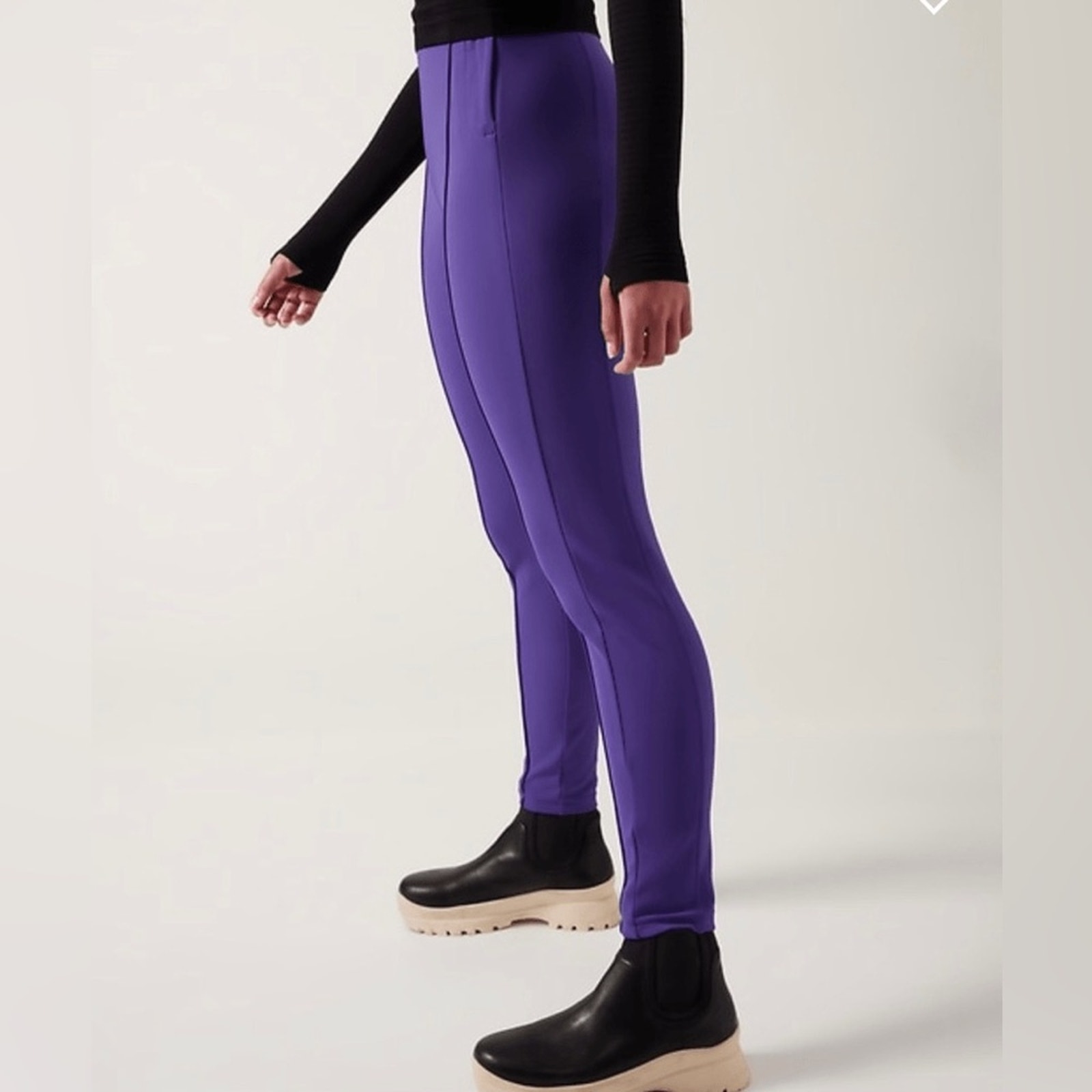 NWT Athleta Glacier Snow Skinny Pant Purple Ski Pants size 8