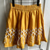 Anthropologie Girls From Savoy Sugar Embroidered Skirt