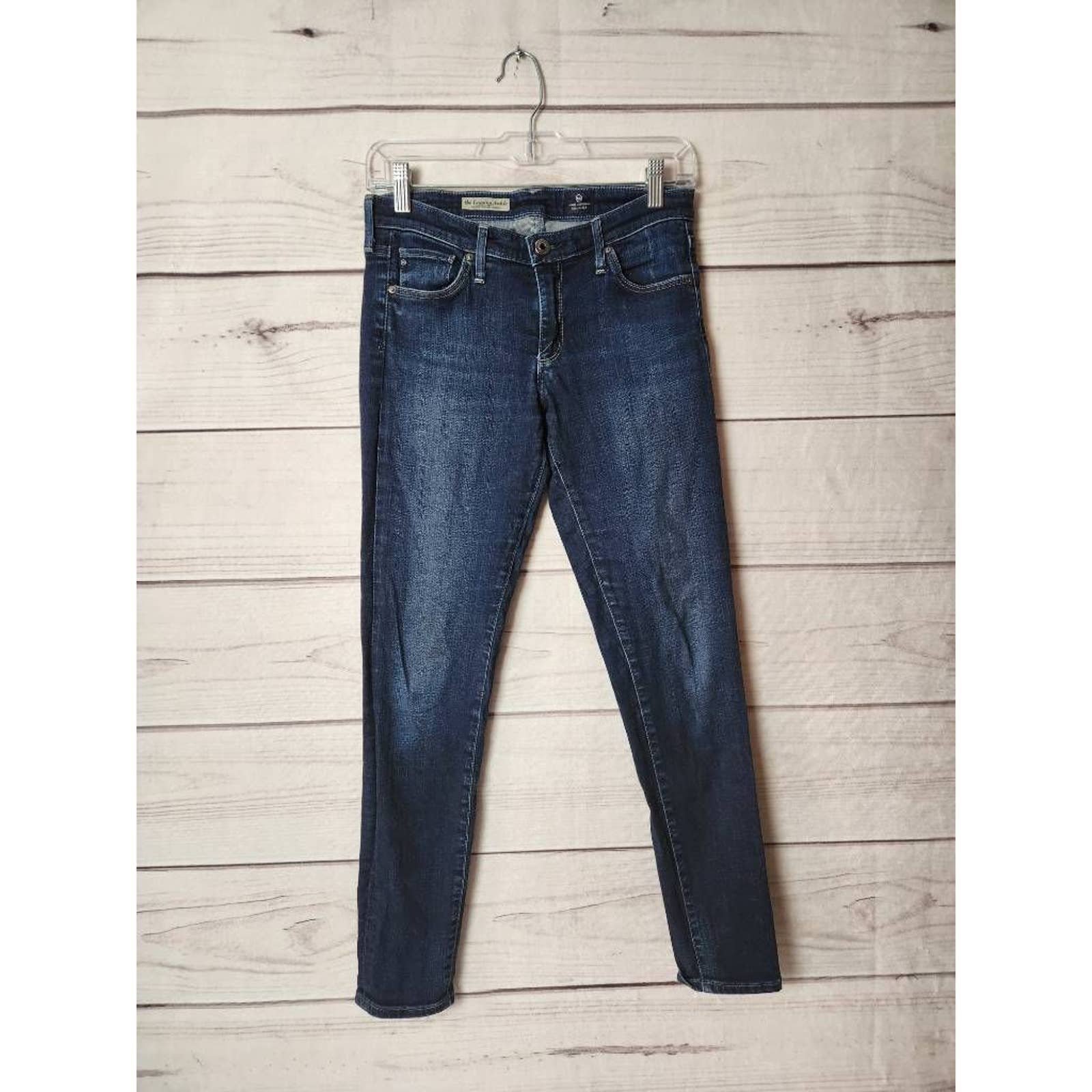 AG Adriano Goldschmied Womens The Legging Ankle Super Skinny Jeans Blue USA 27