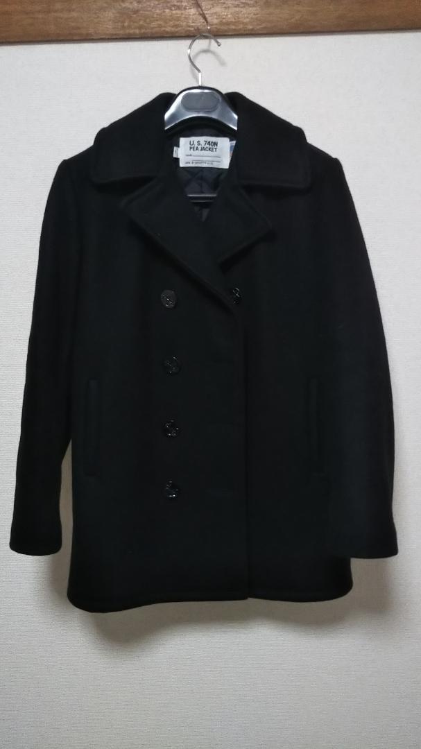 ★Shot Navy Blue Peacoat (Made in the USA) Size 36★