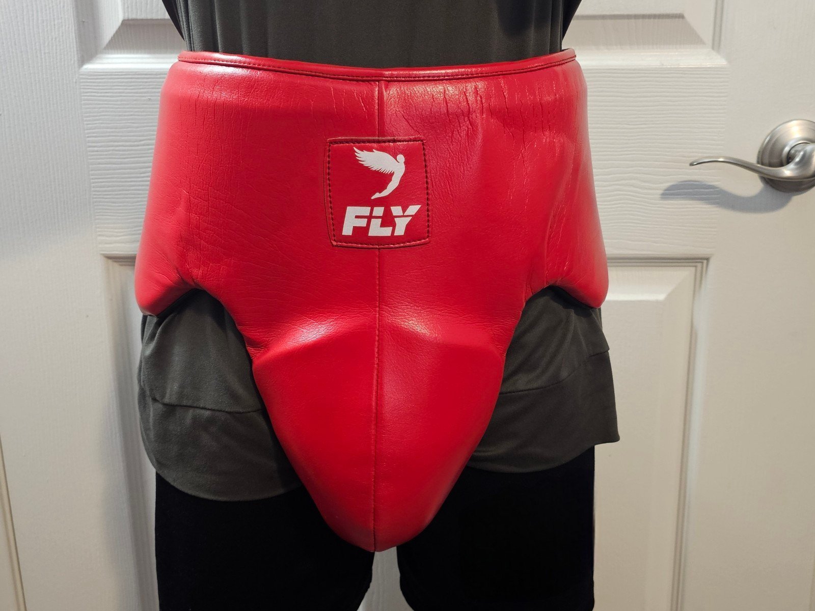 Fly boxing groin protector