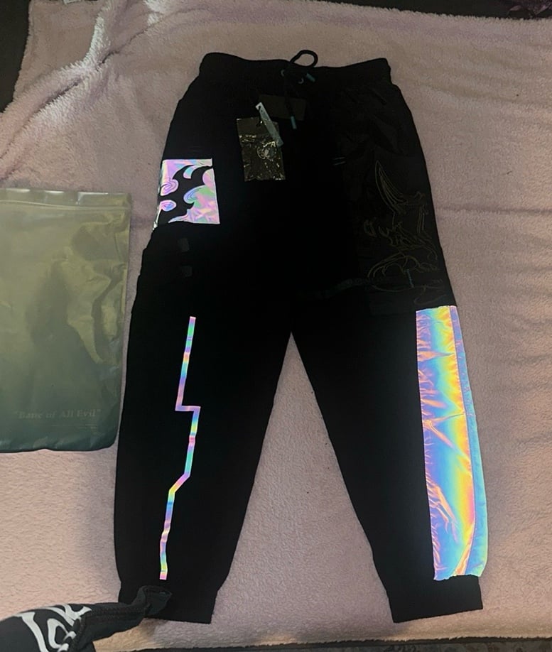 Genshin Impact official Xiao reflective techwear pants