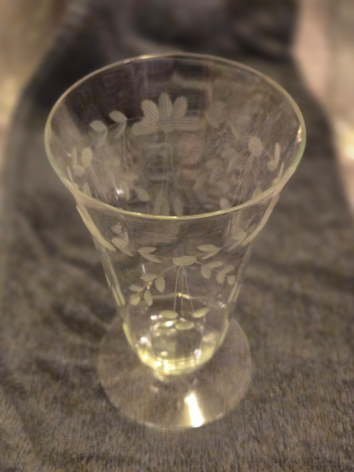 Antique water glasses - set of 10