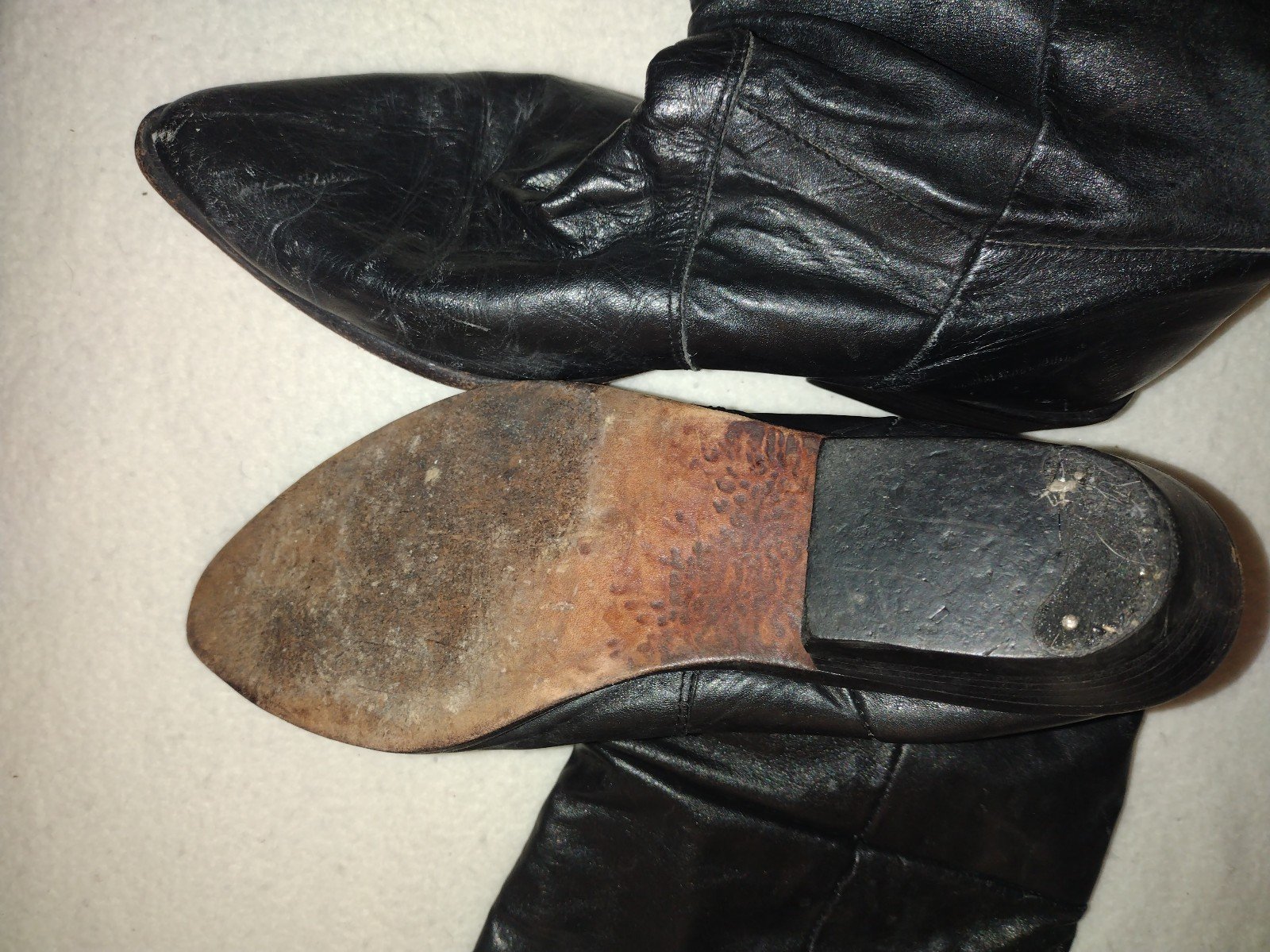 leather boots