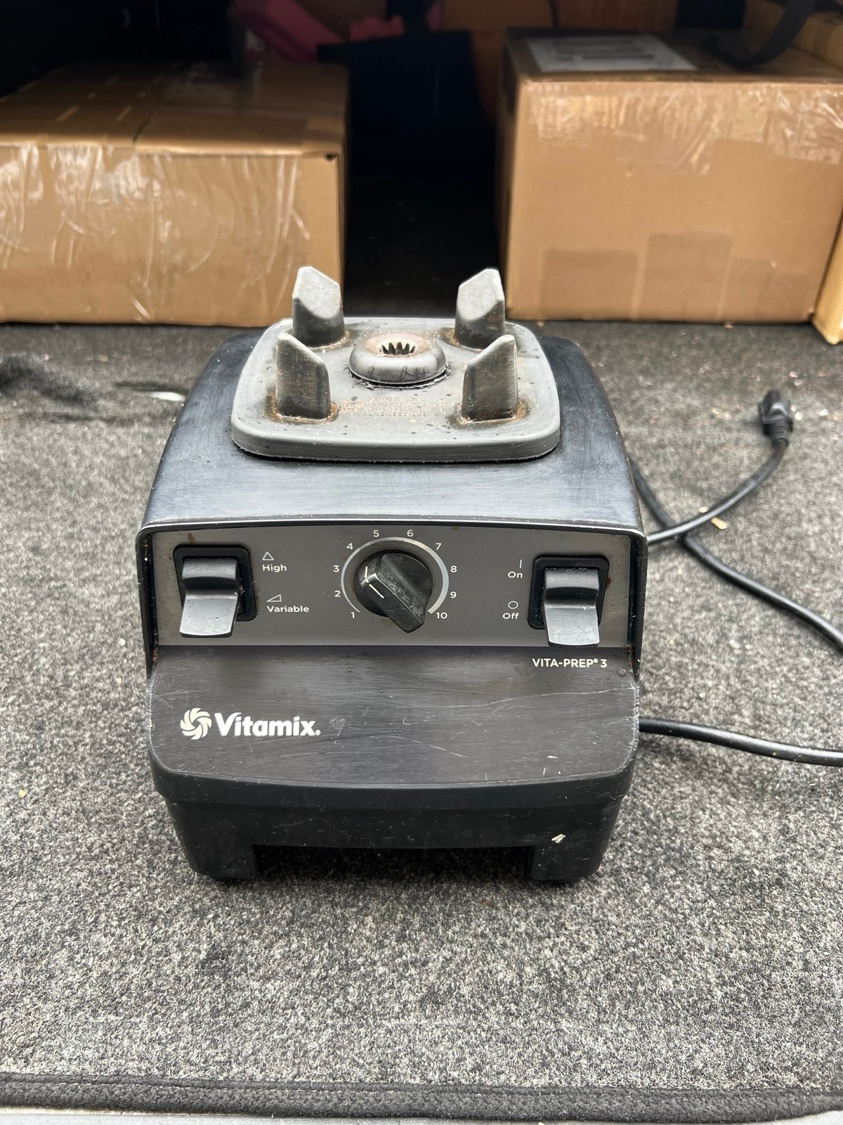 Vitamix Vita-Prep 3 Speed Blender - Black - Commercial - Base Only AS IS Repair