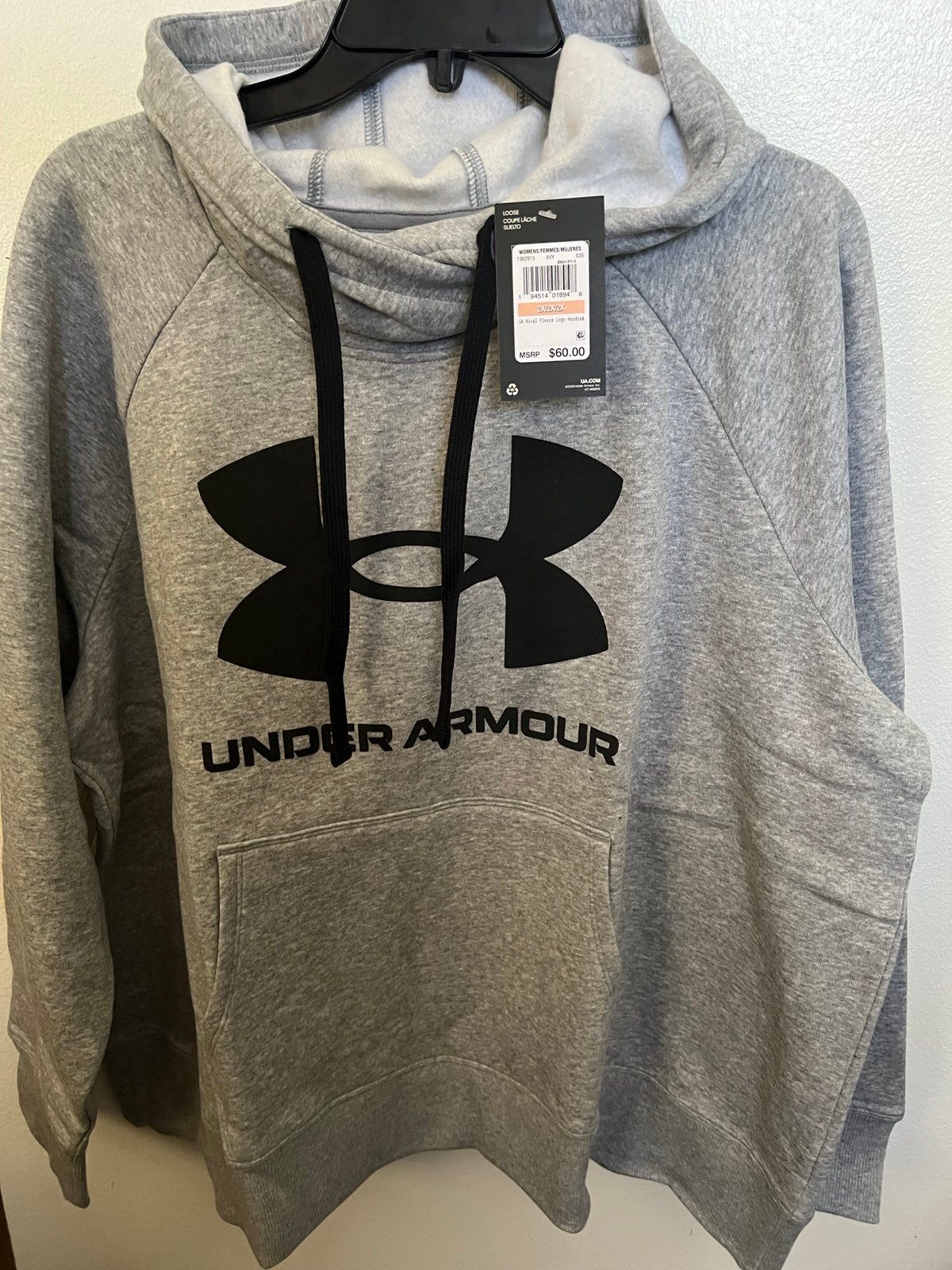 Under Armour Rival Fleece logo hoodie Size 2x