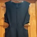 Osklen Black Skeeveless Jumpsuit with Cut Outs Wide Leg
