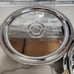3 Pcs. Kromex Serving Tray 360° rotatable holder / Gold oval Serving Tray