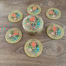New 7 piece coaster set
