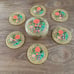 New 7 piece coaster set