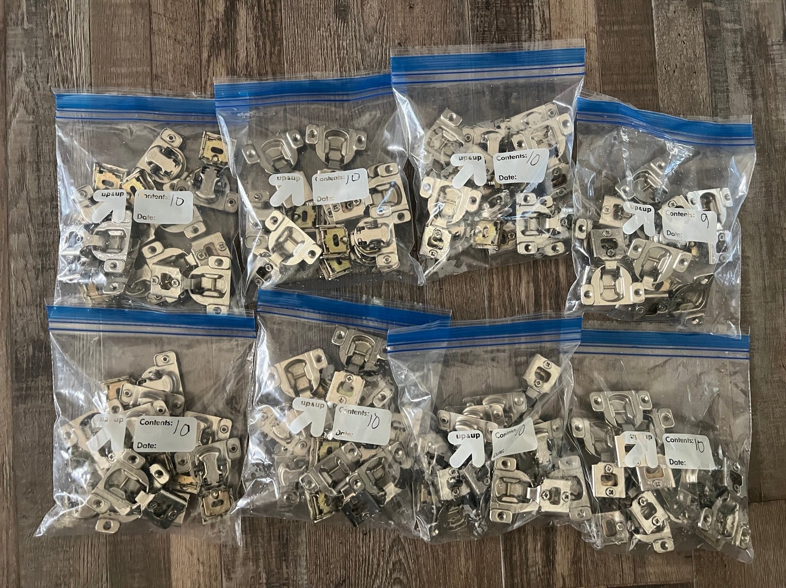 Blum 79 PCS LOT Overlay Bluemotion Compact Cabinet Hinge Press-In Nickel 1/2"