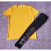 PINK VS Large Black Rhinestine Bling Leggings & Matching Tee Shirt Outfit Set