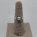 Size 7 Sterling Silver Square Pearl Silpada Brand Ring A3069