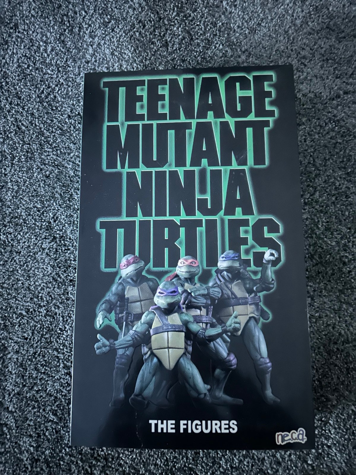 SDCC 2018 NECA TEENAGE MUTANT NINJA TURTLES FIGURE VHS 4 PACK TMNT
