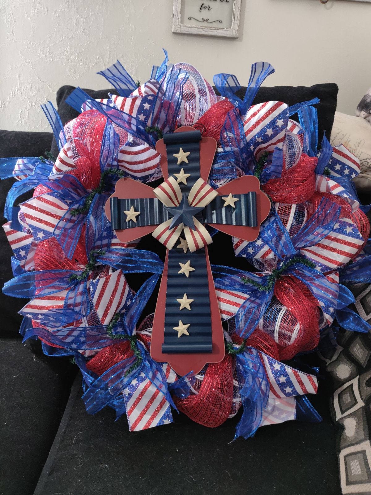Patriotic wreath