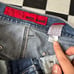 Blue Flaming Skull Jnco Jeans