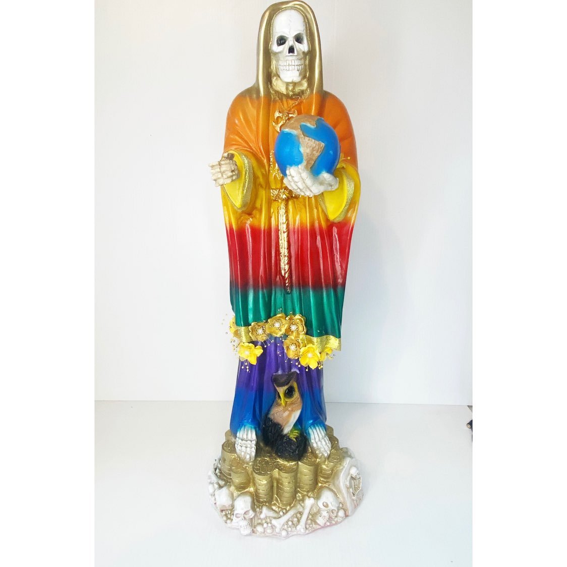 7 Color Holy Death Santa Muerte Statue 2