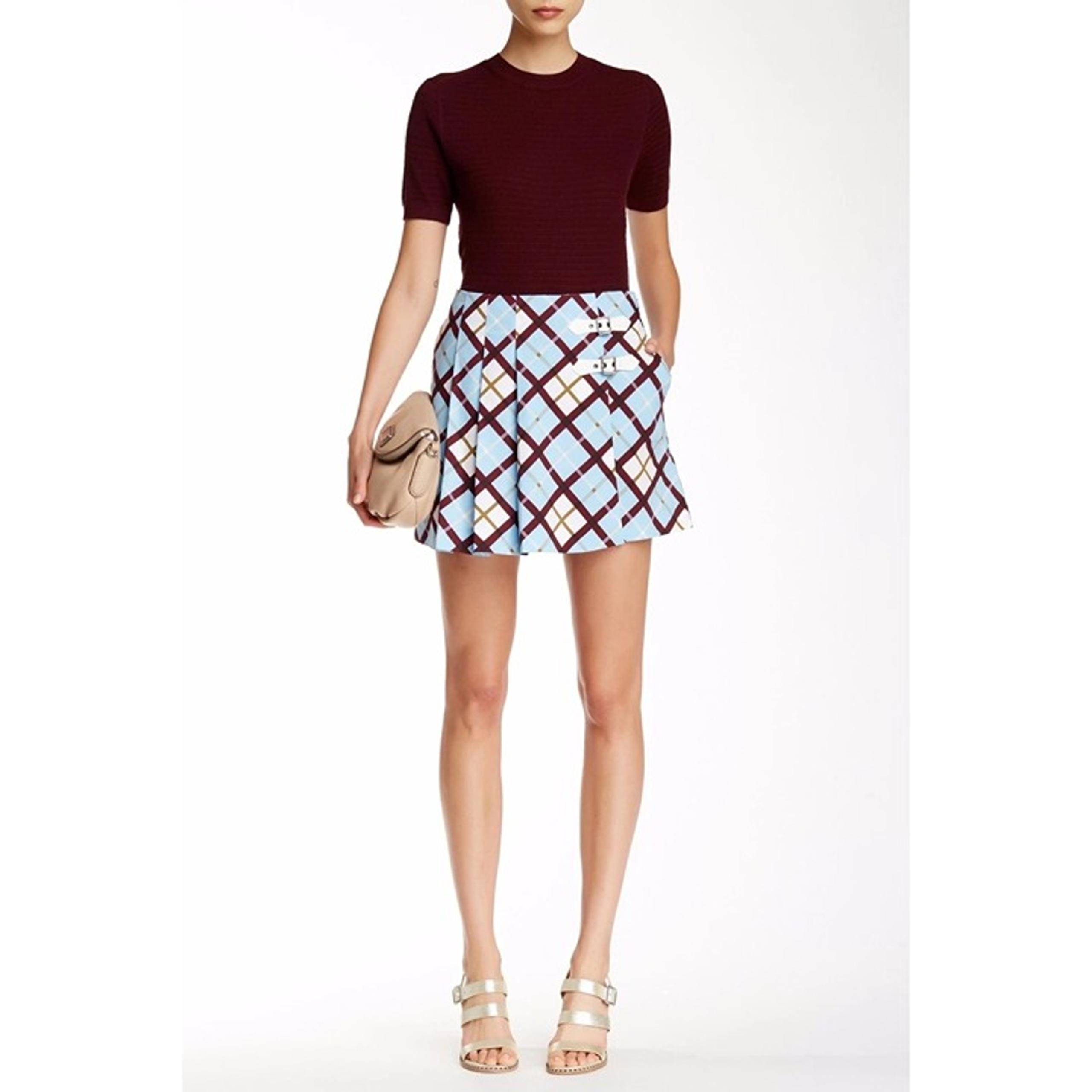 Marc by Marc Jacobs Schoolgirl Plaid Pleated Mini Size 8