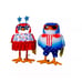Summer Birds 2024 4th of July Featherly Friend Sun Squad - Bubba & Starla