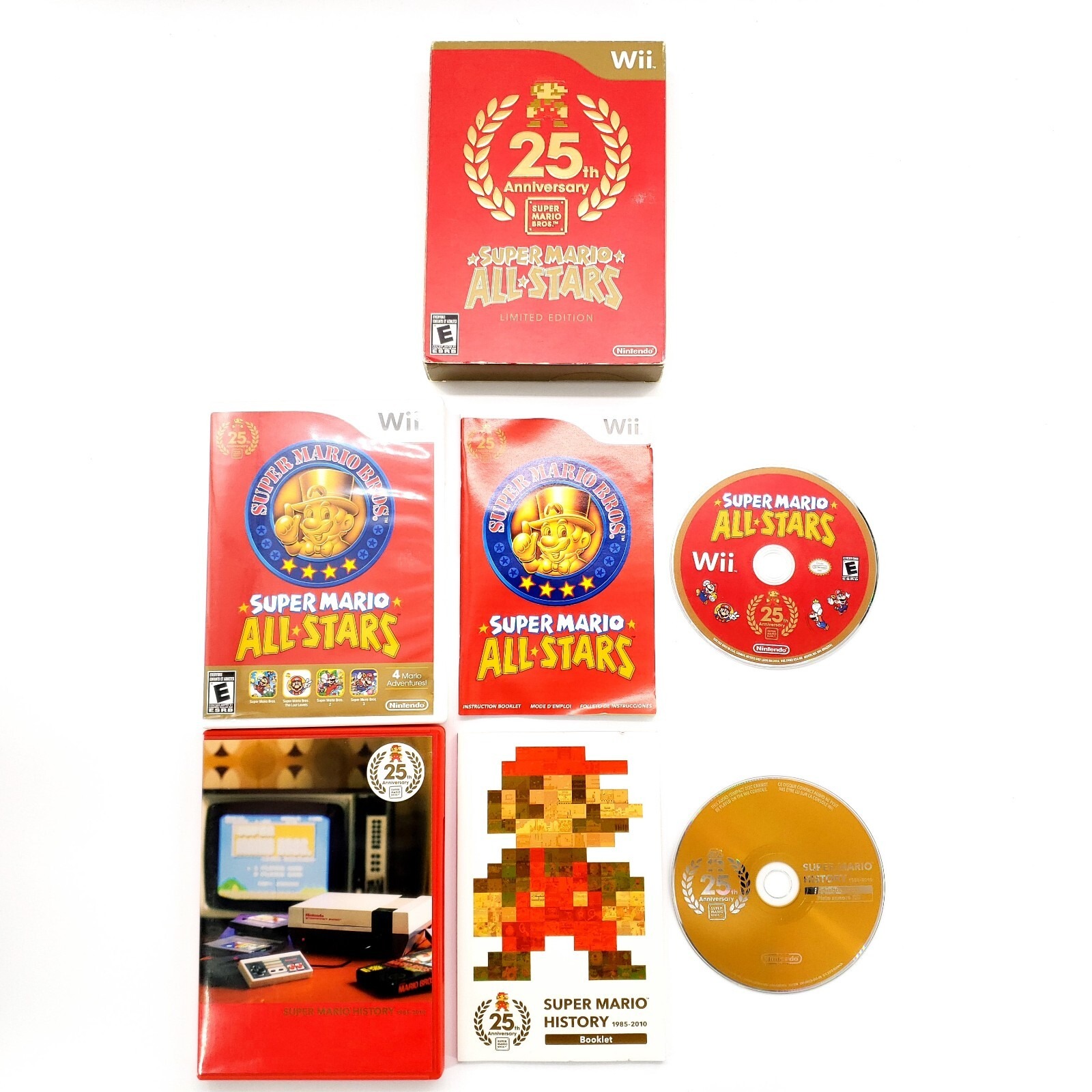 Super Mario All-Stars Limited Edition Nintendo Wii Complete w/ Soundtrack Tested