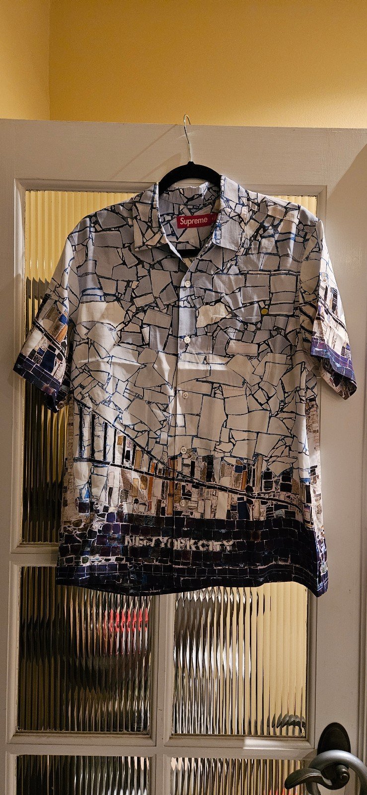 Supreme Mosaic S S Shirt Multicolor