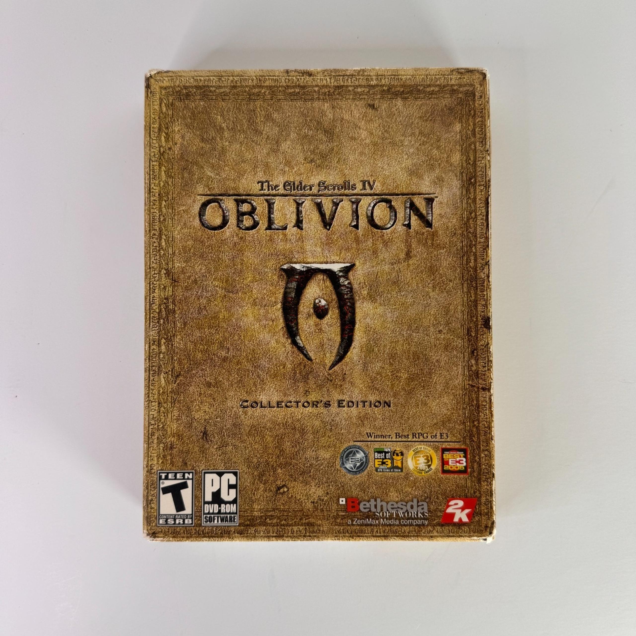 Elder Scrolls IV: Oblivion - Collector's Edition (PC, 2006) with book
