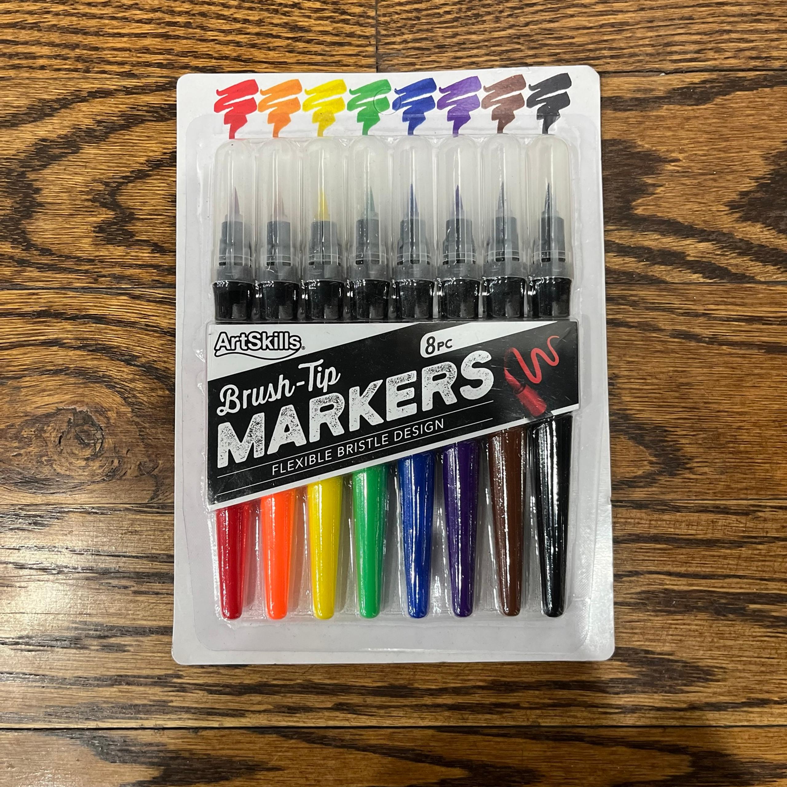 ArtSkills Brush Tip Markers - 8 Count