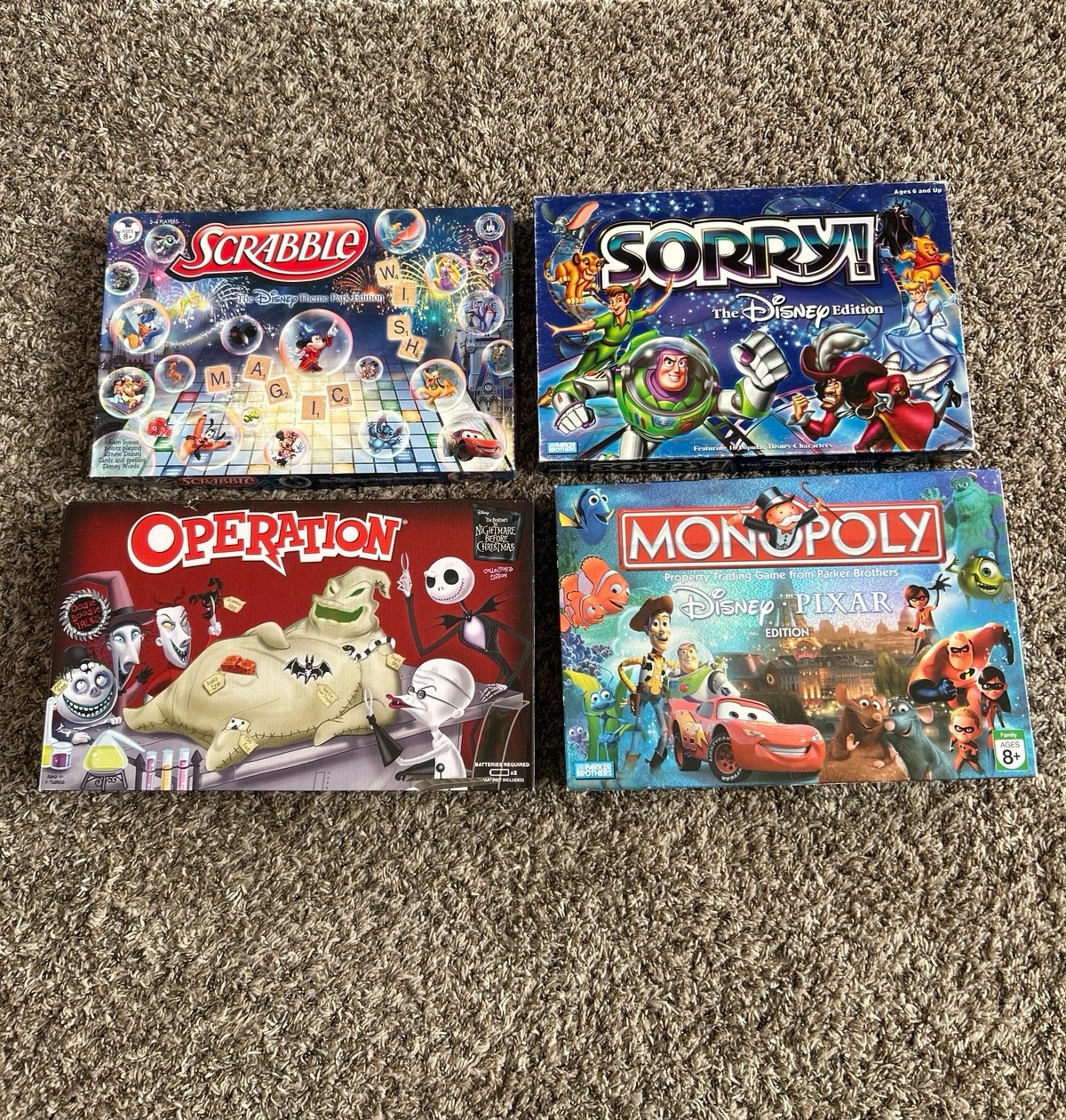 Disney Board Game Lot