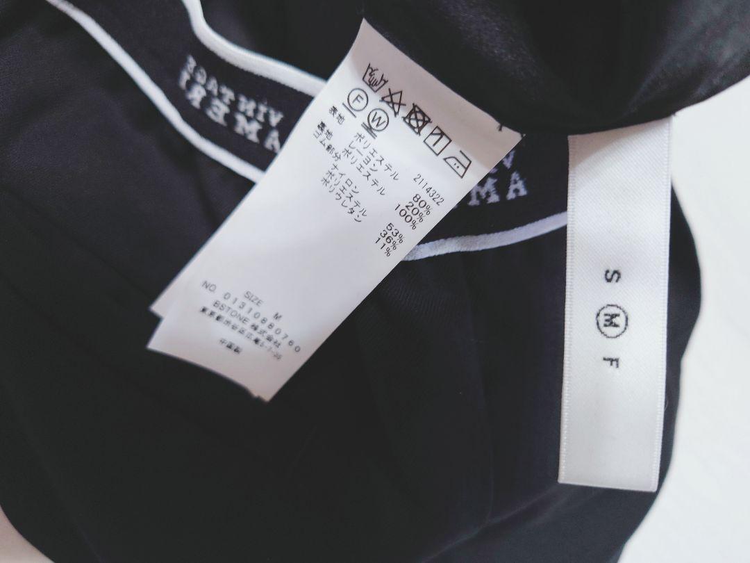 半額ストア Brand New AMERI LOGO TAPE STRAIGHT PANTS Black M Dress pants パンツ