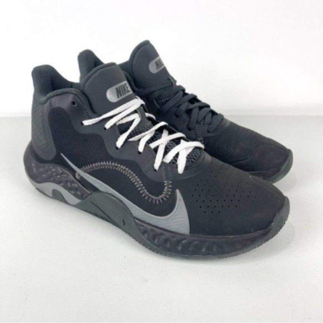 Nike Renew Elevate NBK Smoke Grey Basketball Sneakers CK2670-001 Men's Size 7.5