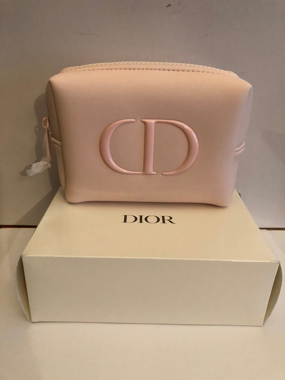 Pink cosmetic bag
