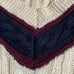 Granby Club Collection Vintage men’s Size Large v-neck cotton cable knit sweater