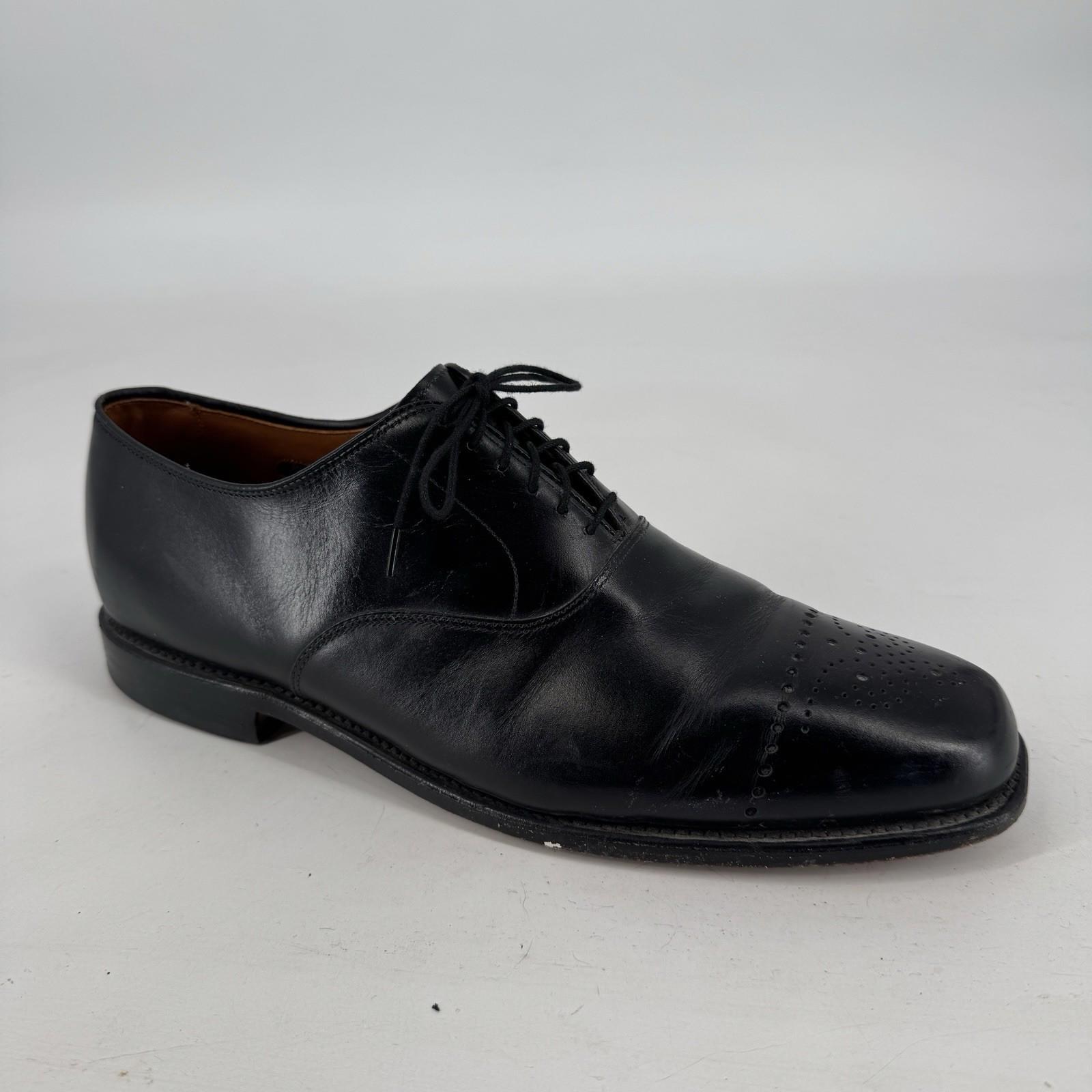 Allen Edmonds shoes 10.5 black leather dryden dress work office wedding business