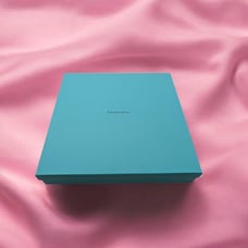 Tiffany & Co. Blue Large Gift Box With Lid 13 x 13 x 2.25 & Bubblewrap